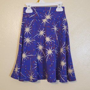 LuLaRoe Girls Azure Skirt - slinky material